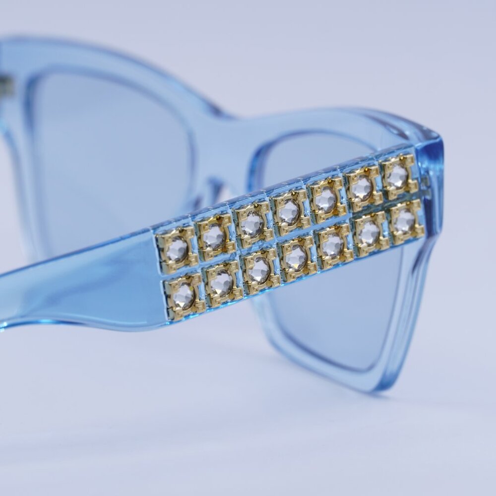 🕶️ New Givenchy GV40076I 84V Sunglasses - Blue Frame, Blue Lenses - Picture 8 of 9